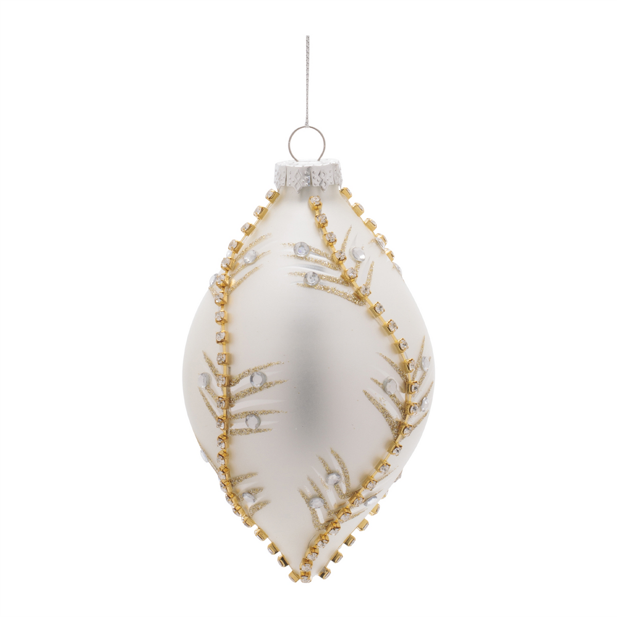 Ornament (Set of 6) 4"D, 4.25"H Glass