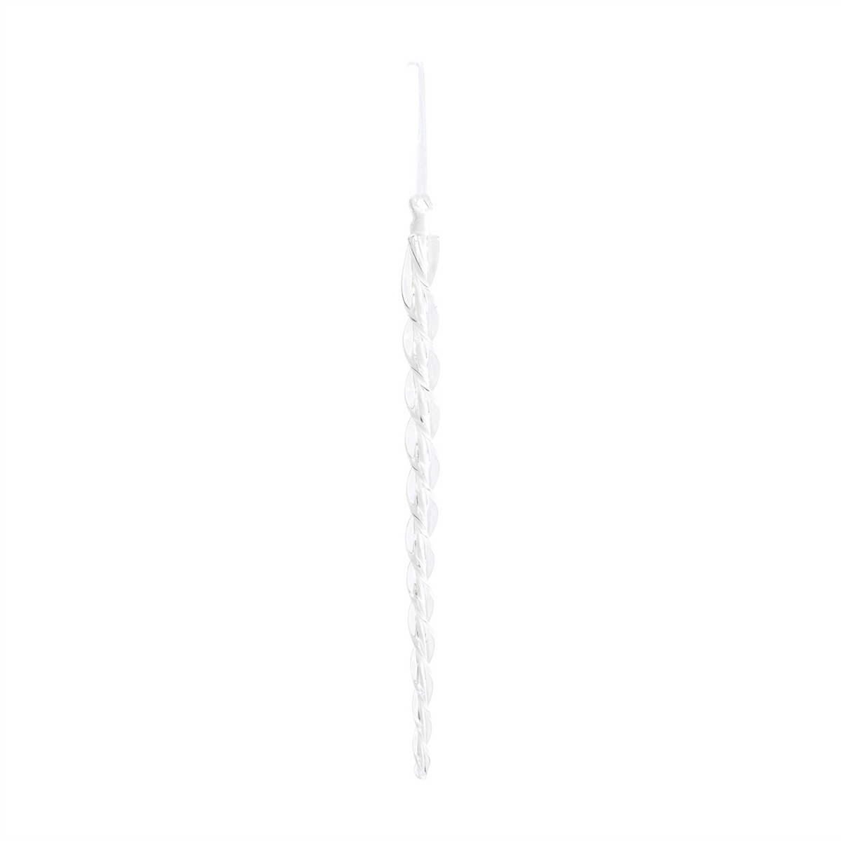 Icicle Ornament (Set of 6) 12.5"H, 16.5"H Glass -Ship Only