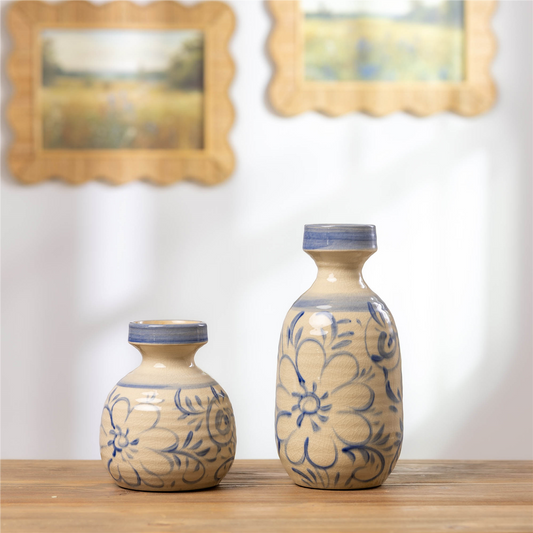 Vase 11”H Stoneware -Ship Only