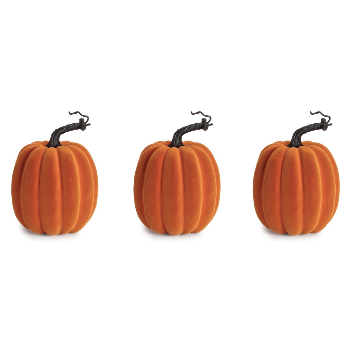 Pumpkin (Set of 3) 7.5”H Foam -Ship Only