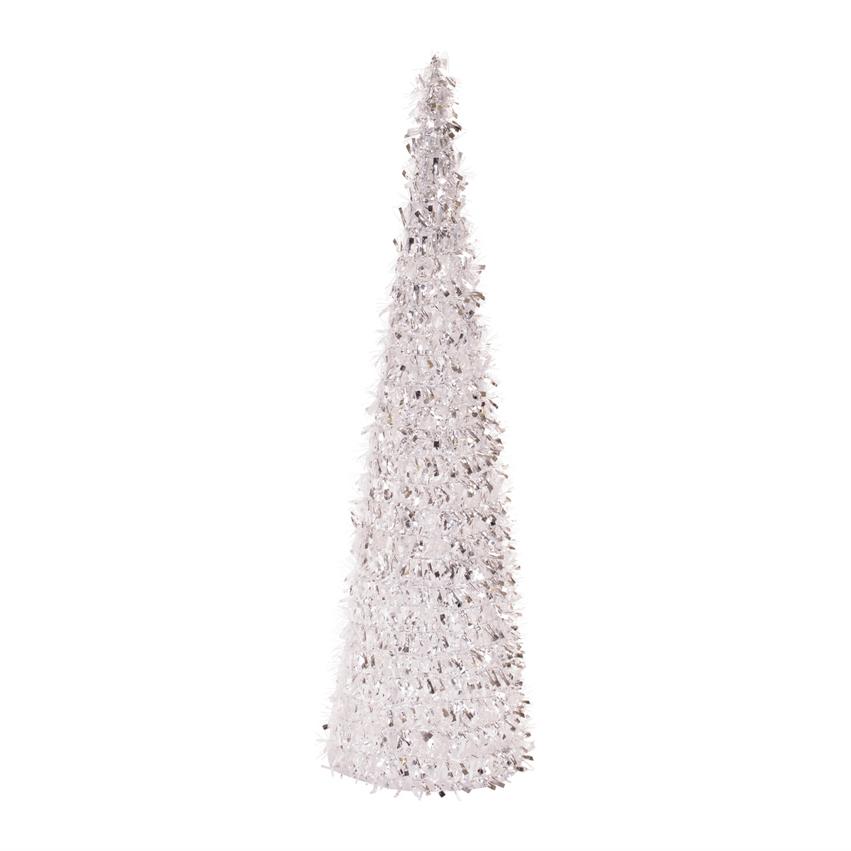 Tinsel Tree Form (Set of 3) 15.5"H, 19.5"H, 23.5"H Tinsel -Ship Only