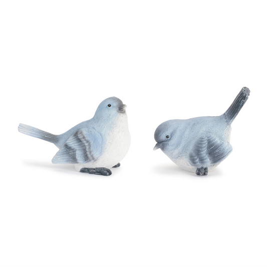 Bird (Set of 6) 3"H, 3.5"H Resin -Ship Only