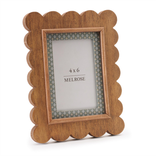 Photo Frame (Holds a 4 x 6 Photo) 7.75"L x 10"H MDF/Glass -Ship Only