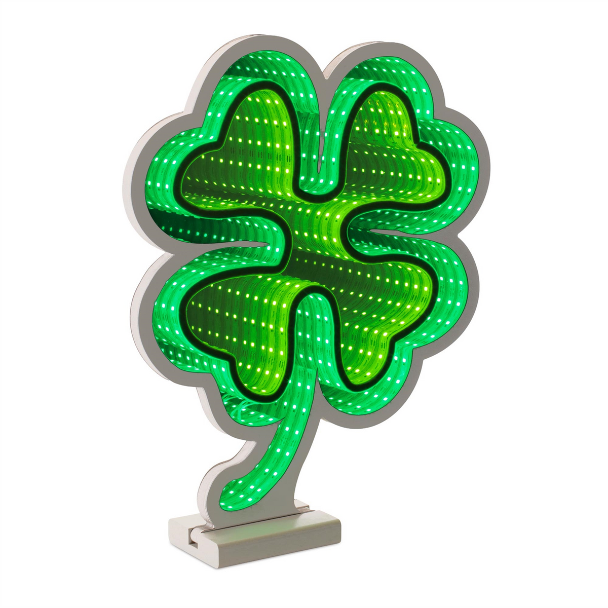 Four Leaf Clover Ekkolight 14”H Acrylic UL Plug -Ship Only