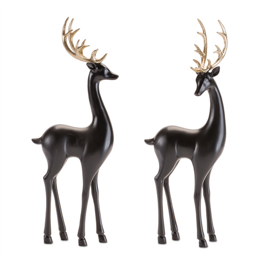 Deer (Set of 2) 16.5”H Resin -Ship Only