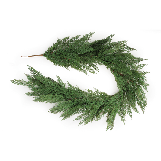 Pine Garland 5.5'L Plastic -Ship Only