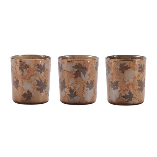 Votive Holder (Set of 3) 2.75"D x 3"H Glass -Ship Only