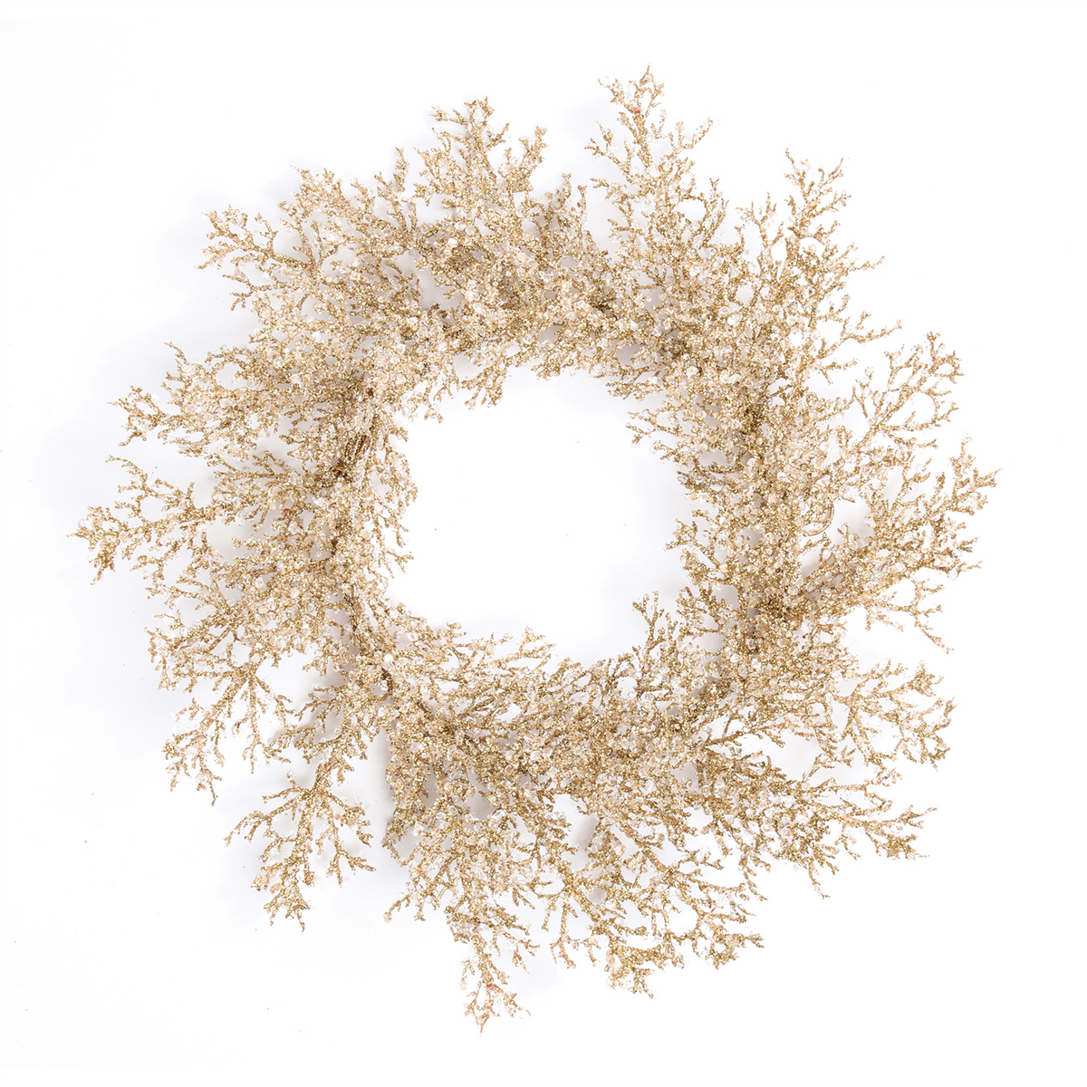 Iced Wreath 24”D Plastic