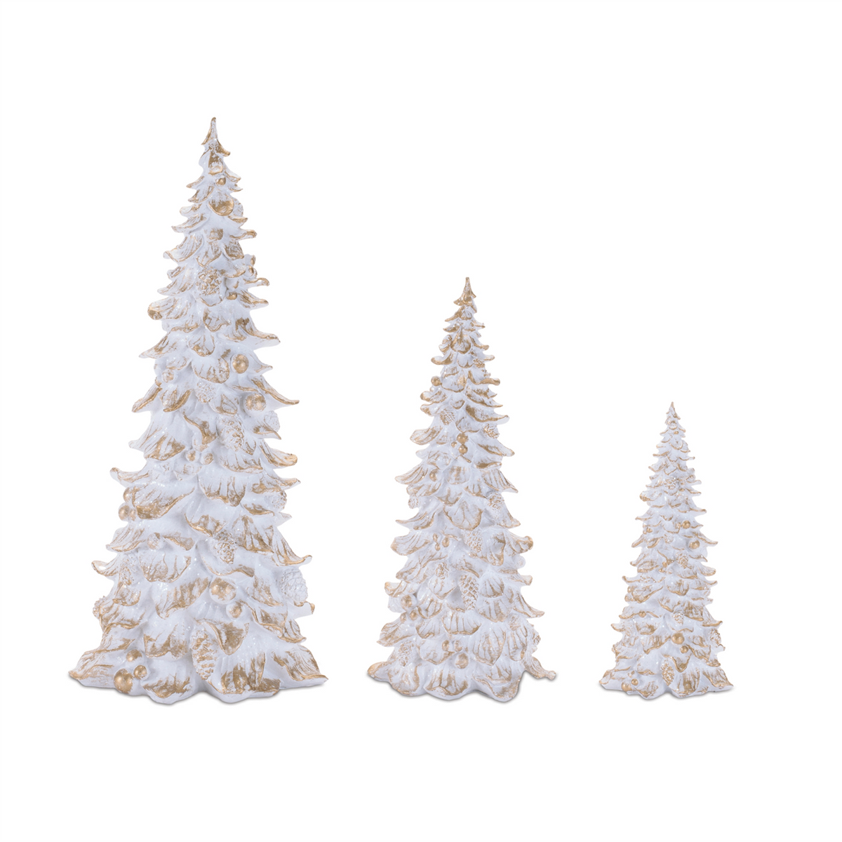 Tree (Set of 3) 7.75"H, 11"H, 15.5"H Resin -Ship Only
