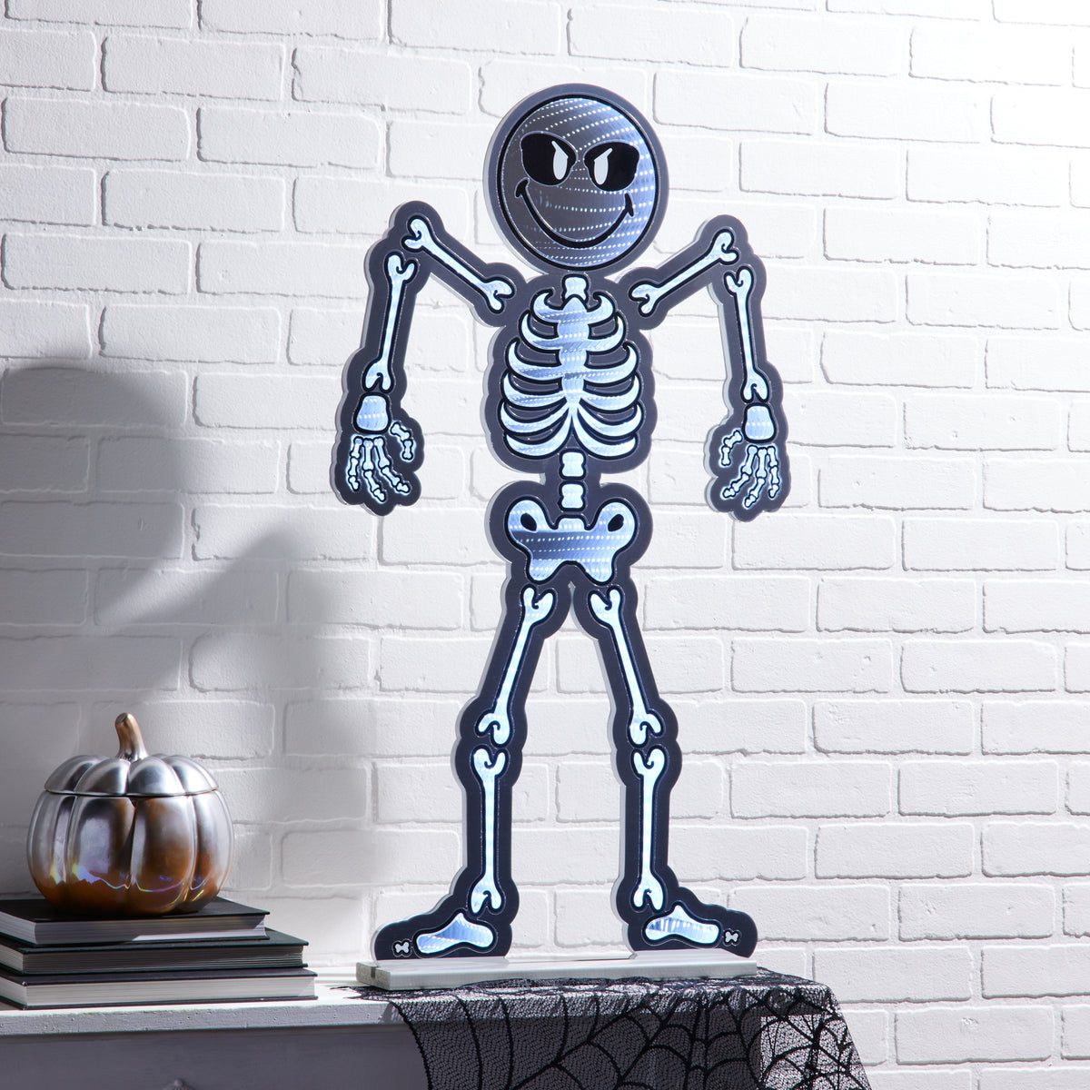 SmileyWorld®  Halloween Skeleton Ekkolight 36"H