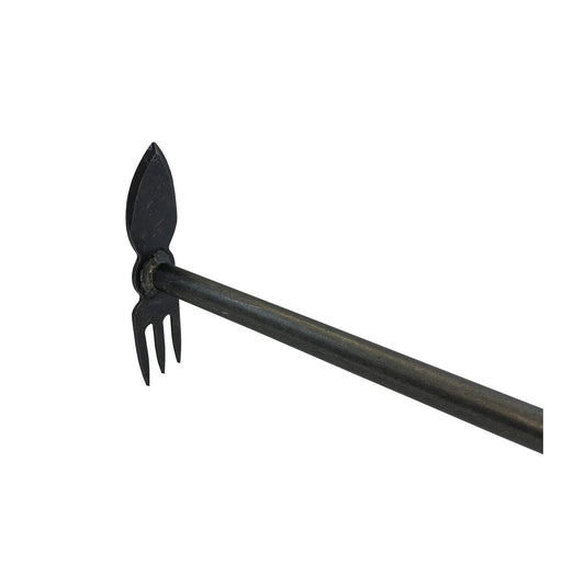 DeWit Comby Hoe - 3 Tine Cultivator / Heart Shaped Long Handle -Ship Only