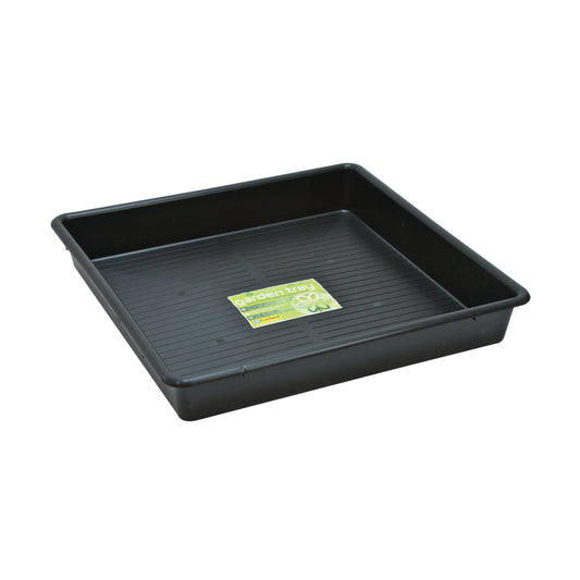 32" Black Square Garden Tray -Ship Only