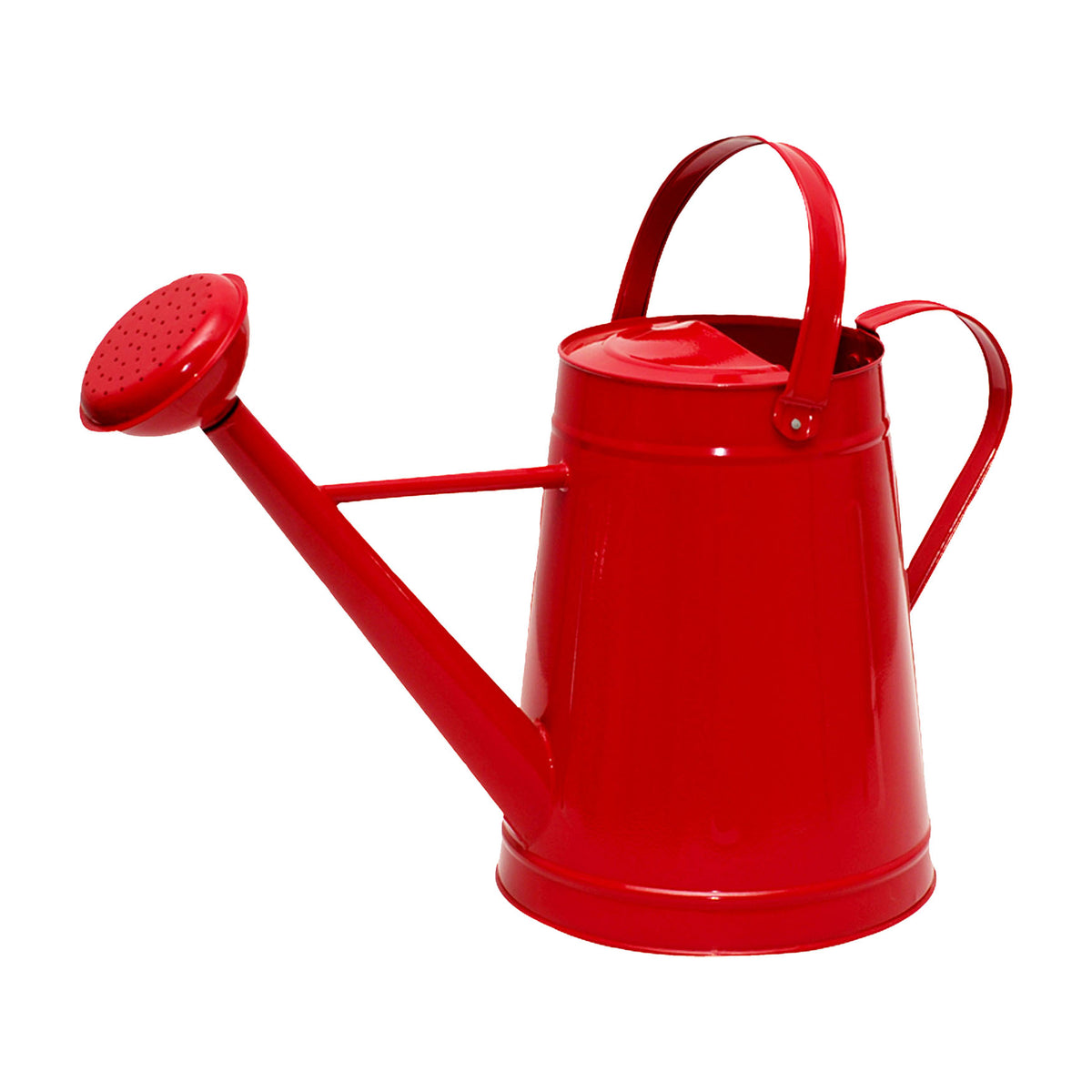 1.2 gal Red Metal Watering Can -Ship Only