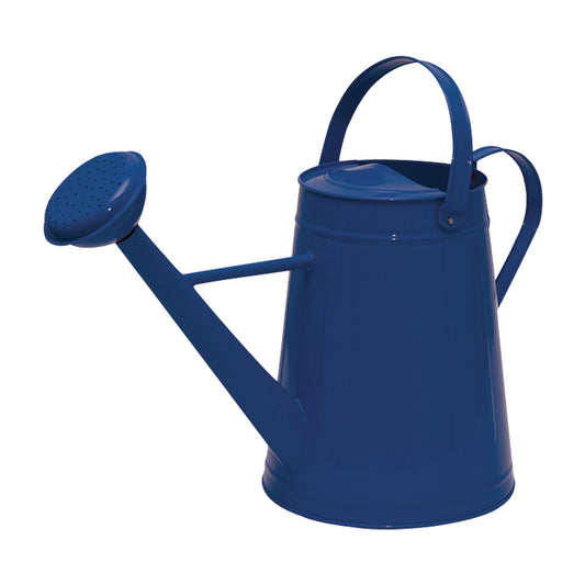 2.1 gal Blue Metal Watering Can -Ship Only