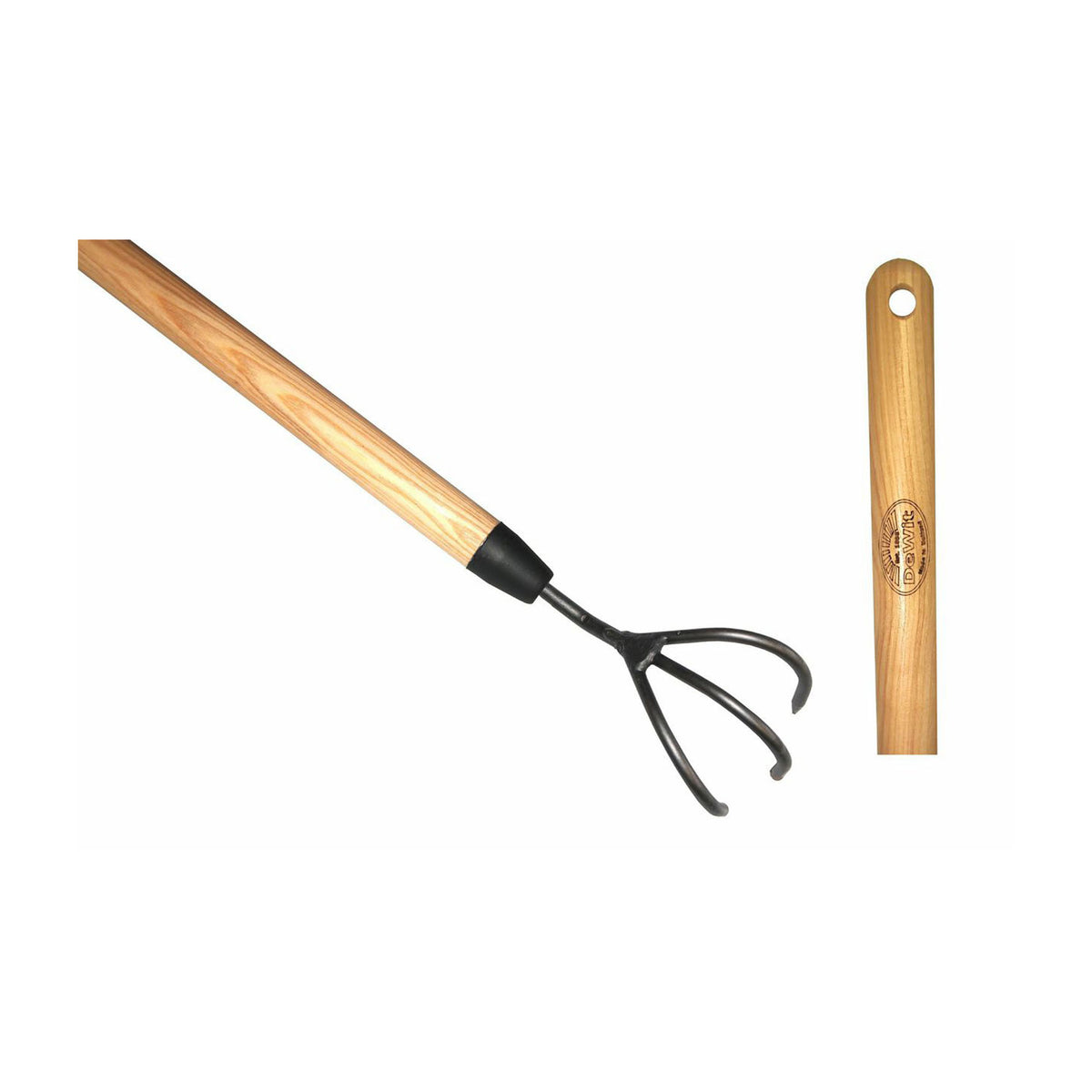 DeWit Cultivator - 3 Tine Long Handle -Ship Only