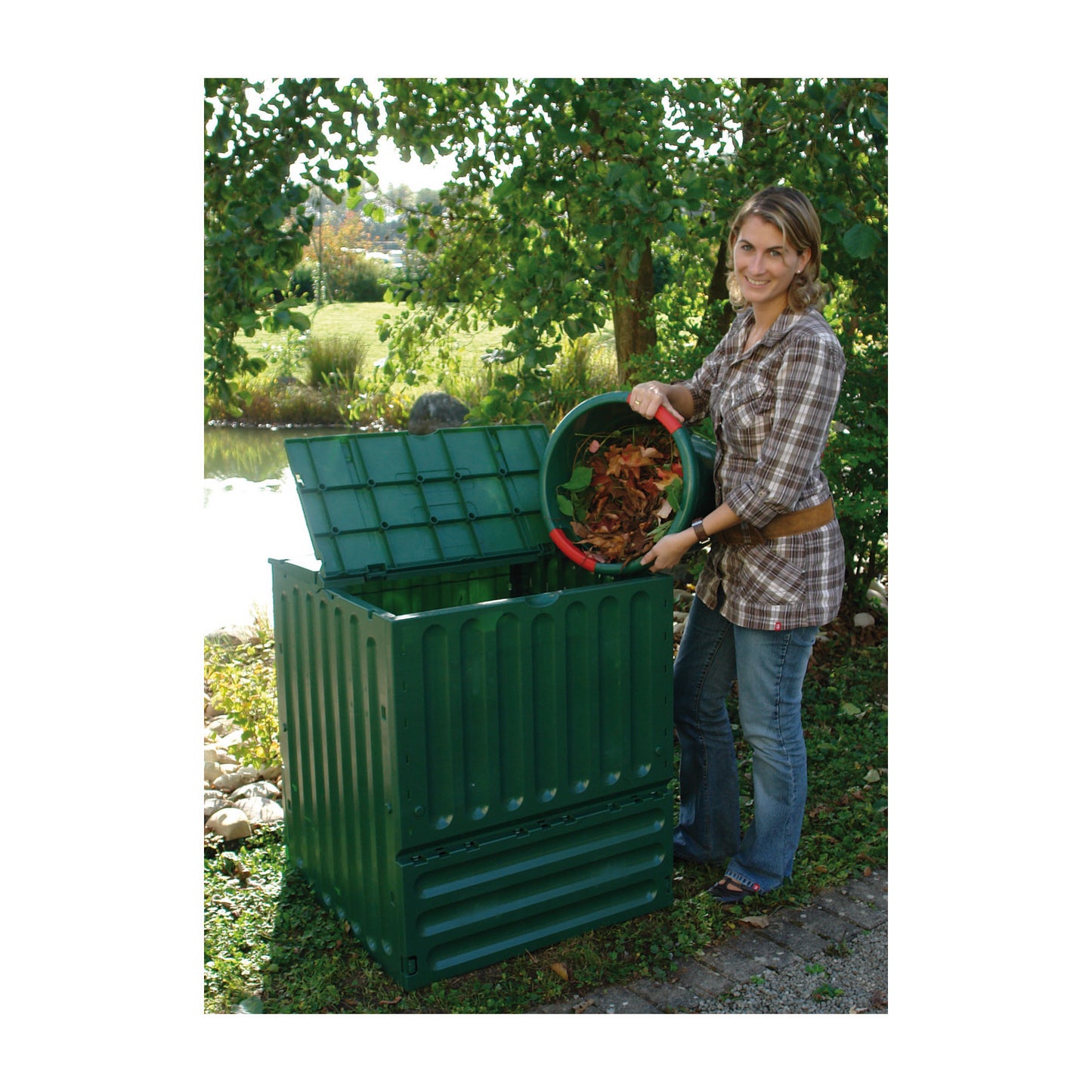 Large Green Eco King Composter 158 gal -Ship Only