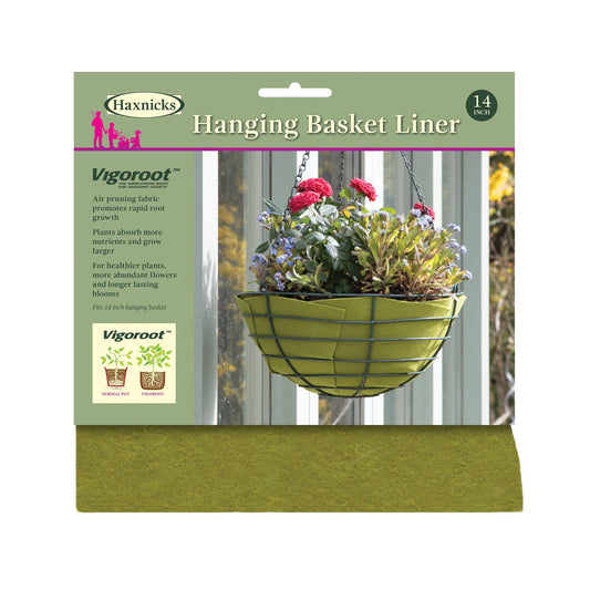 14" Vigoroot Hanging Basket Liner -Ship Only