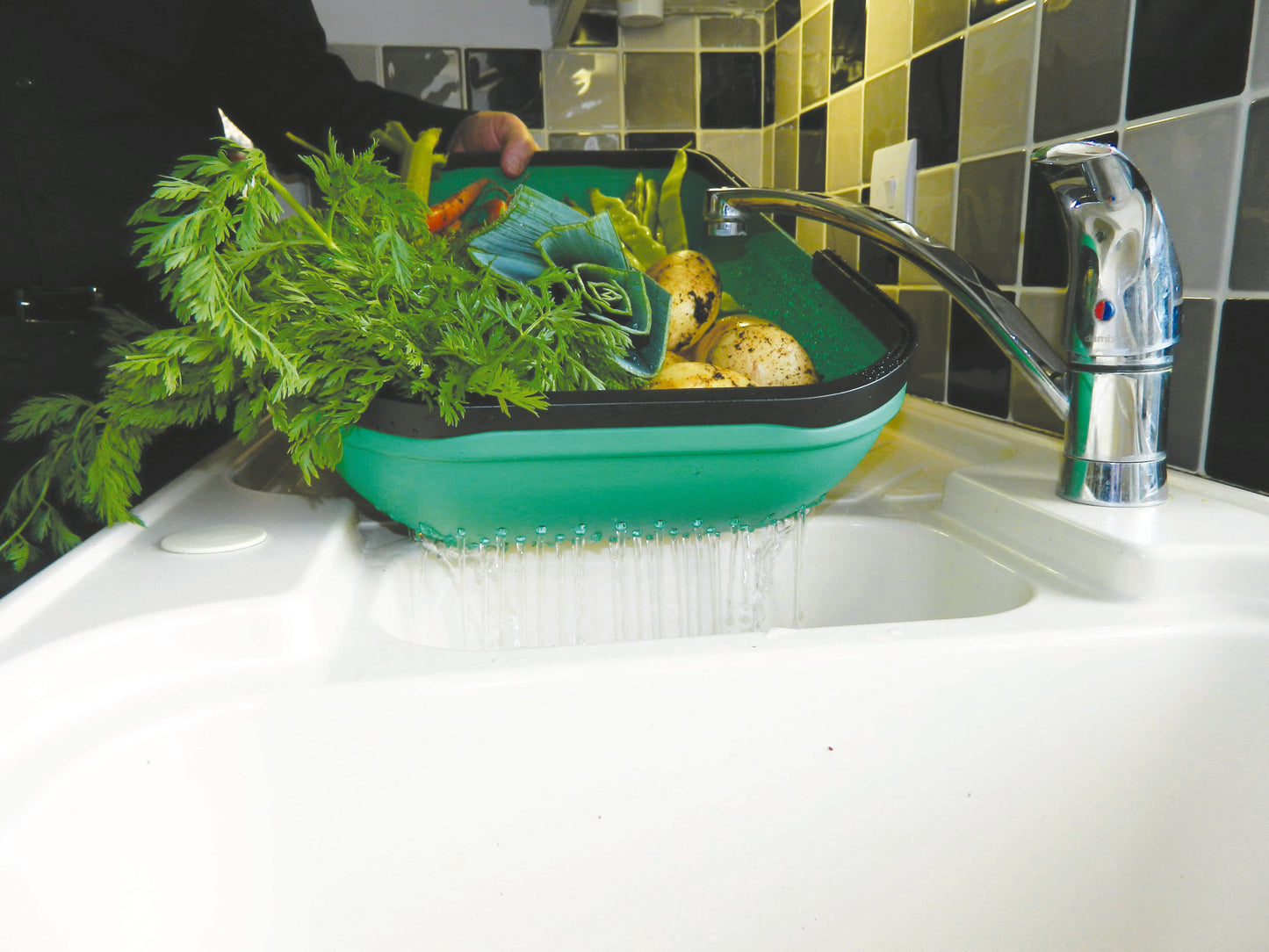 Green Colander Trug -Ship Only