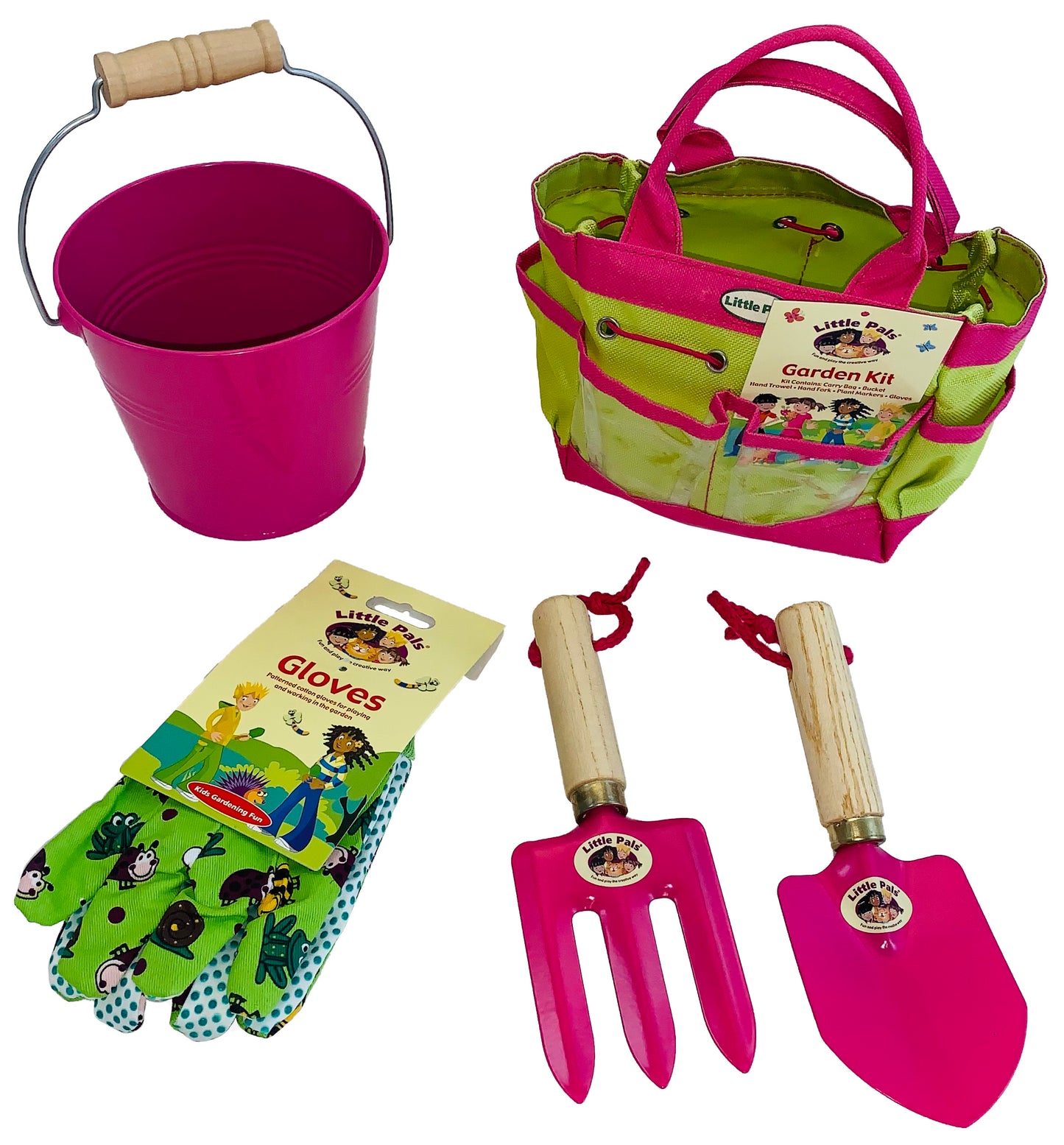 Little Pals Pink Junior Garden Kit -Ship Only