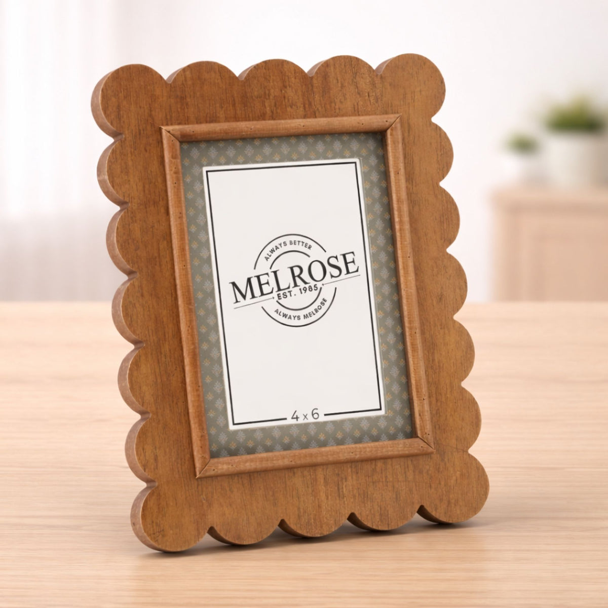Photo Frame (Holds a 4 x 6 Photo) 7.75"L x 10"H MDF/Glass