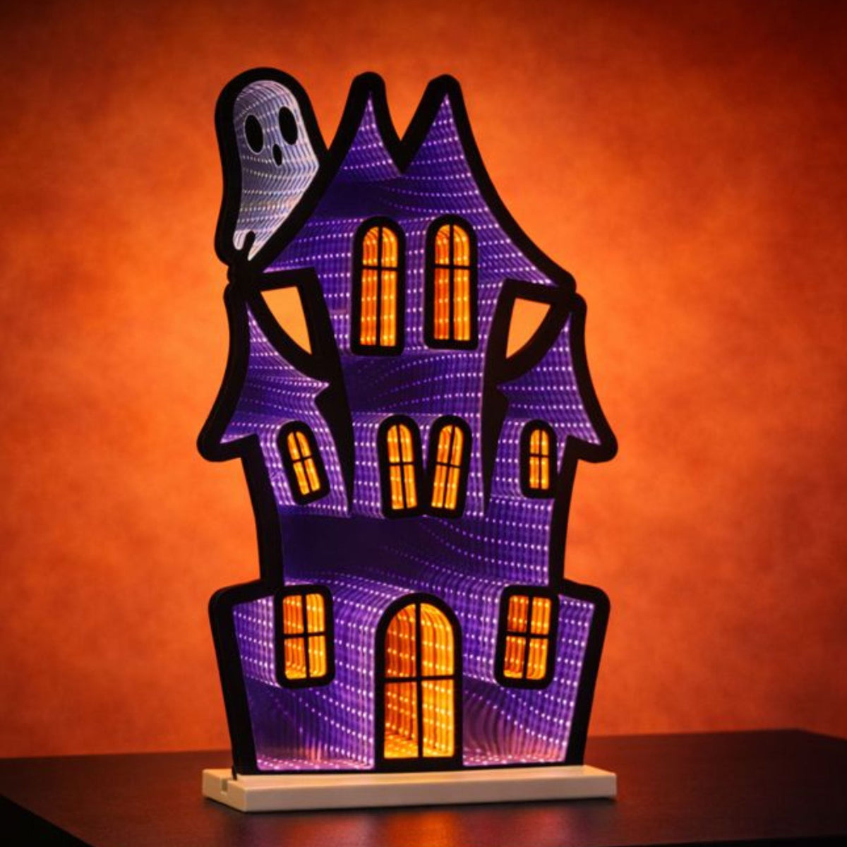 Haunted House w/Ghost Ekkolight 23.5"H -Ship Only
