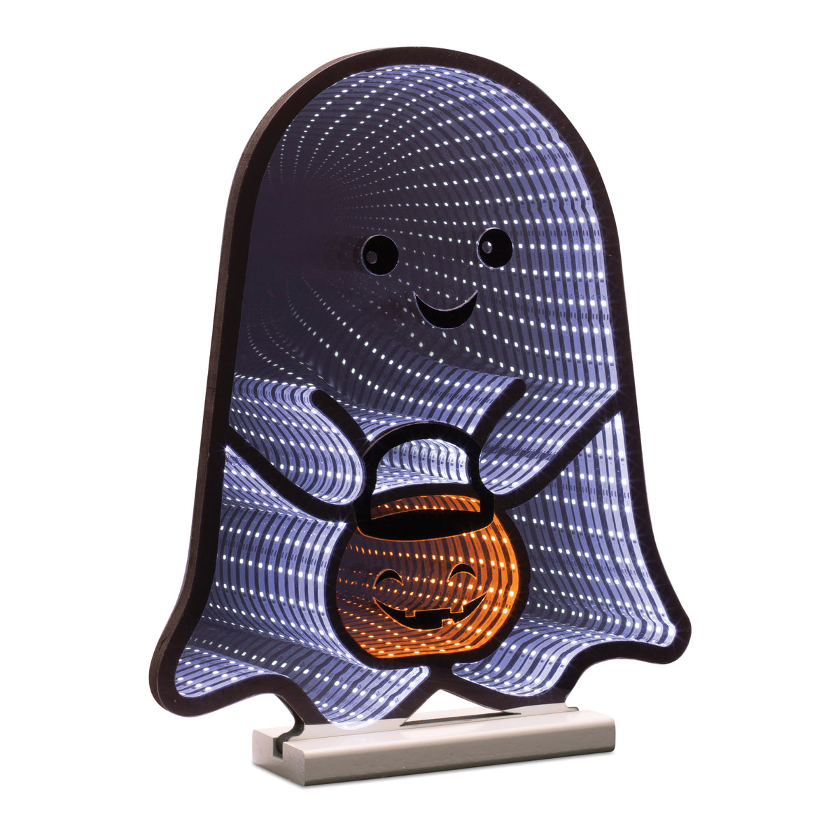 Ghost w/Candy Bucket Ekkolight 16"H -Ship Only