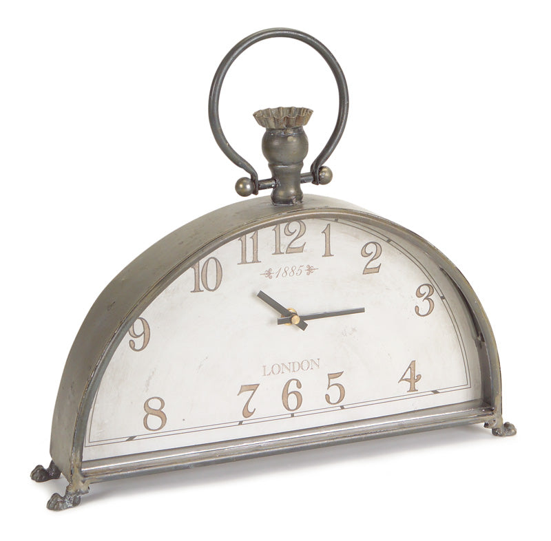 Antique Style Mantle Clock 15"L -Ship Only