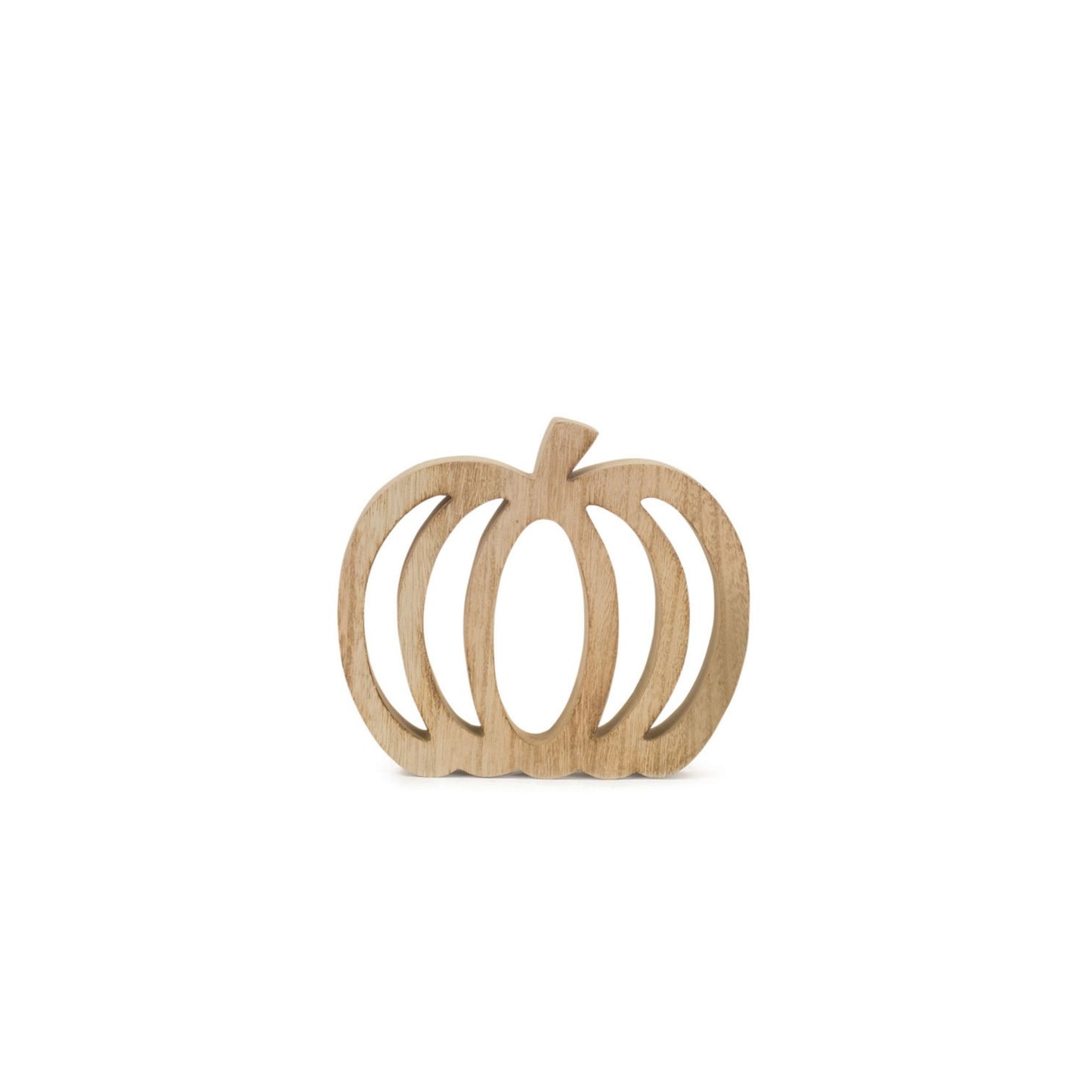 Wood Pumpkin Cut-Out (Set of 6) -Ship Only