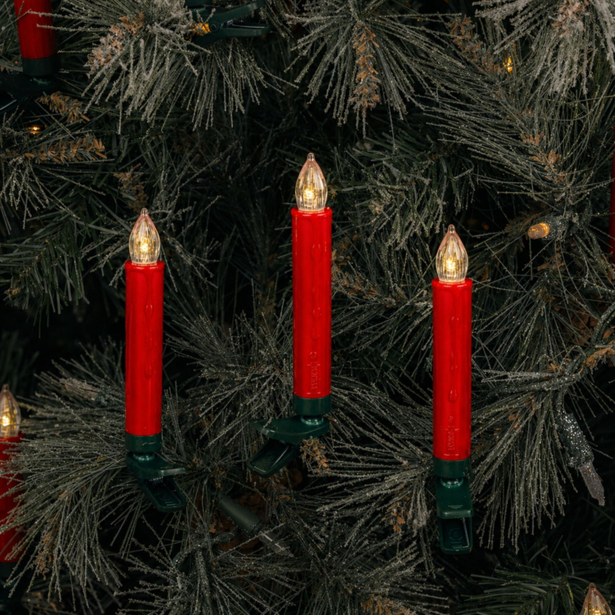 LED Clip on Taper Candle with Remote (Set of 24) -Ship Only
