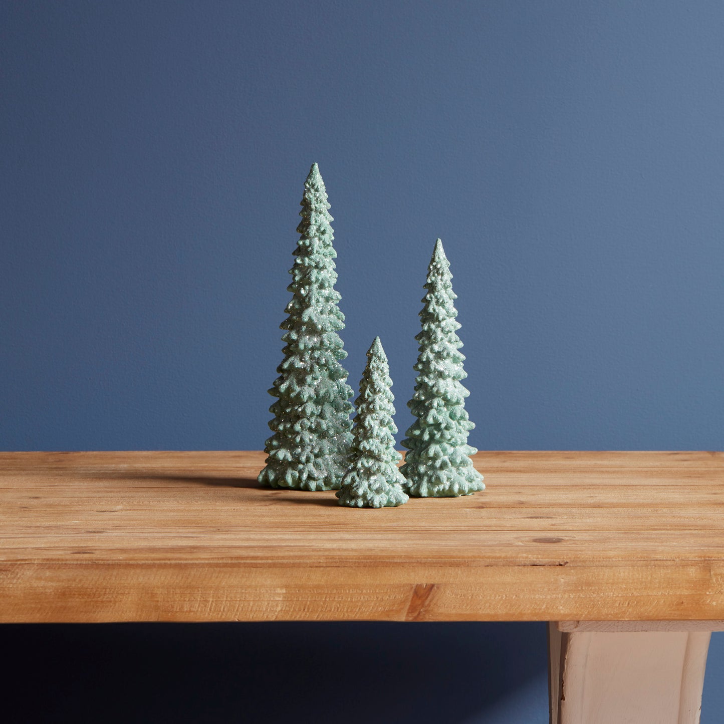 Glittered Holiday Tree (Set of 6) -Ship Only