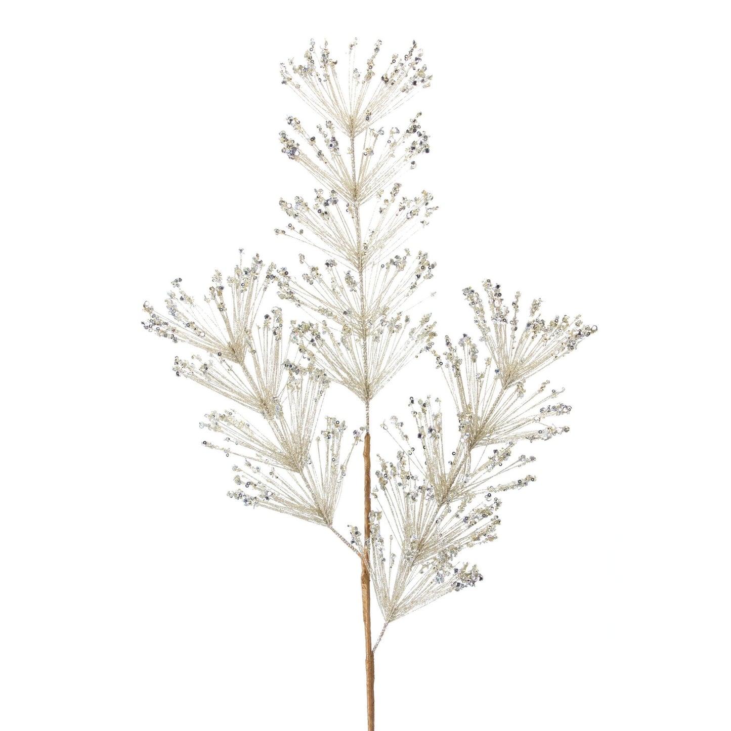 Pine and Sequin Spray (Set of 12) -Ship Only