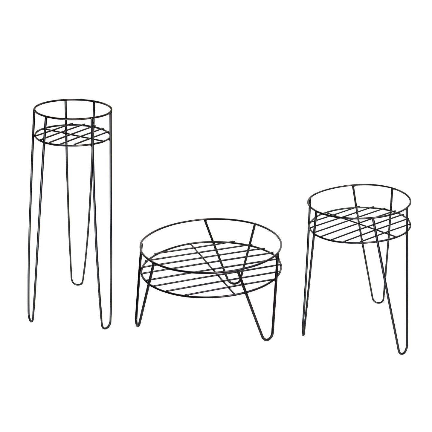 Tall Metal Plant Stand -Ship Only