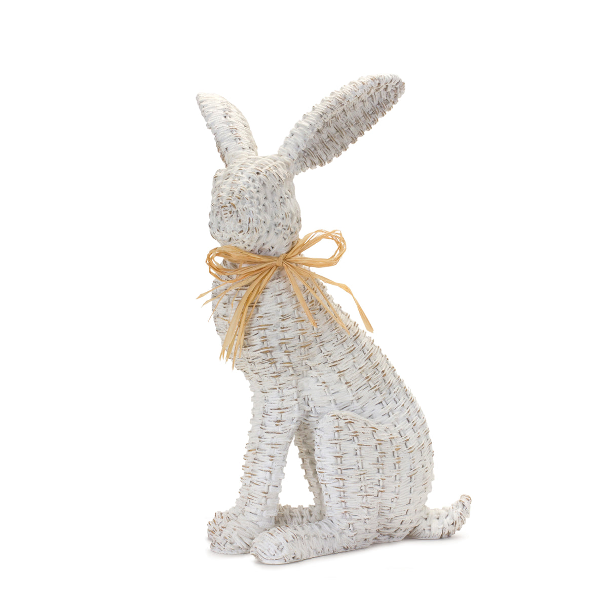 Wicker Rabbit Statue (Set of 2) -Ship Only