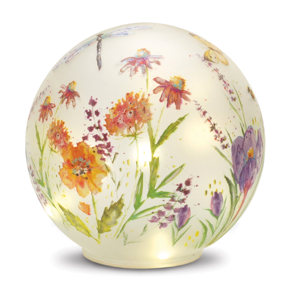 LED Floral Dragonfly Orb (Set of 3) -Ship Only