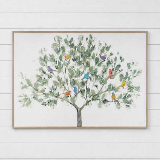Birds in Tree Print -Ship Only
