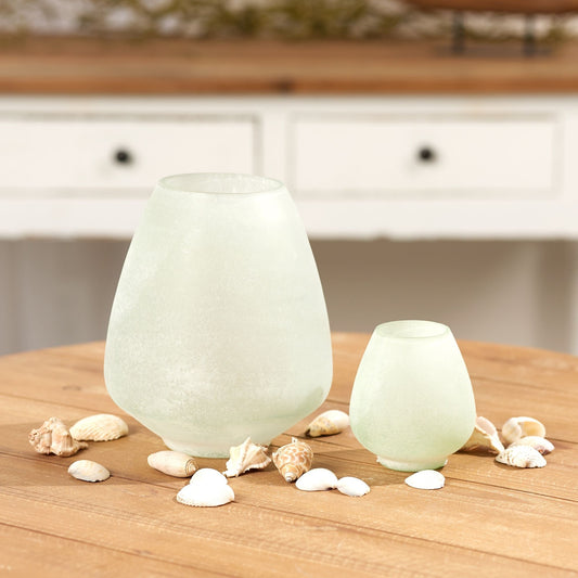 Green Glass Vase -Ship Only