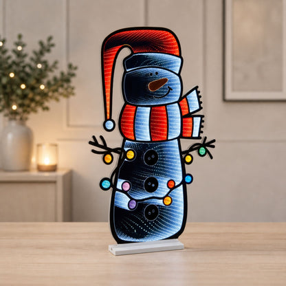 Holiday Snowman Ekkolight 35"H