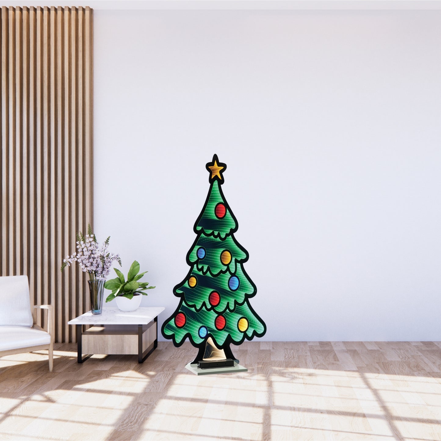 Tree w/Ornament Ekkolight 47"H