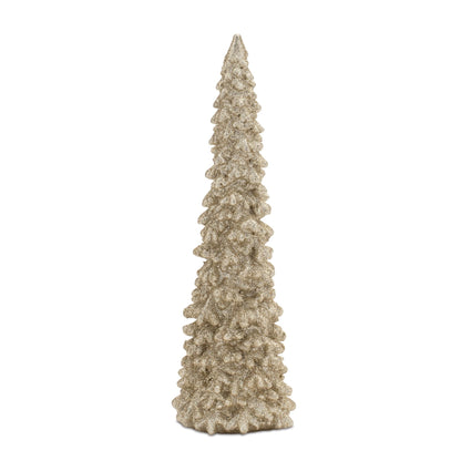 Glittered Pine Tree (Set of 3)