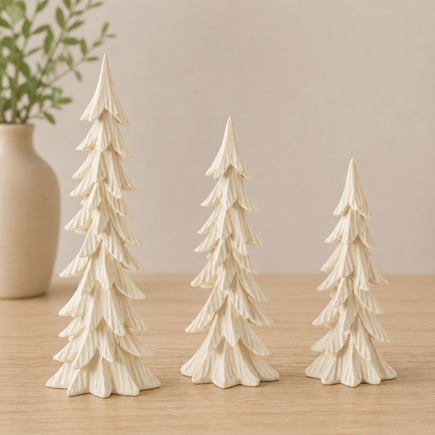 Velvet Pine Tree (Set of 3)