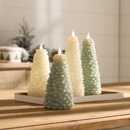 Tree Candle 10"H