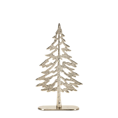 Metal Tree with Wood Base (Set of 2)