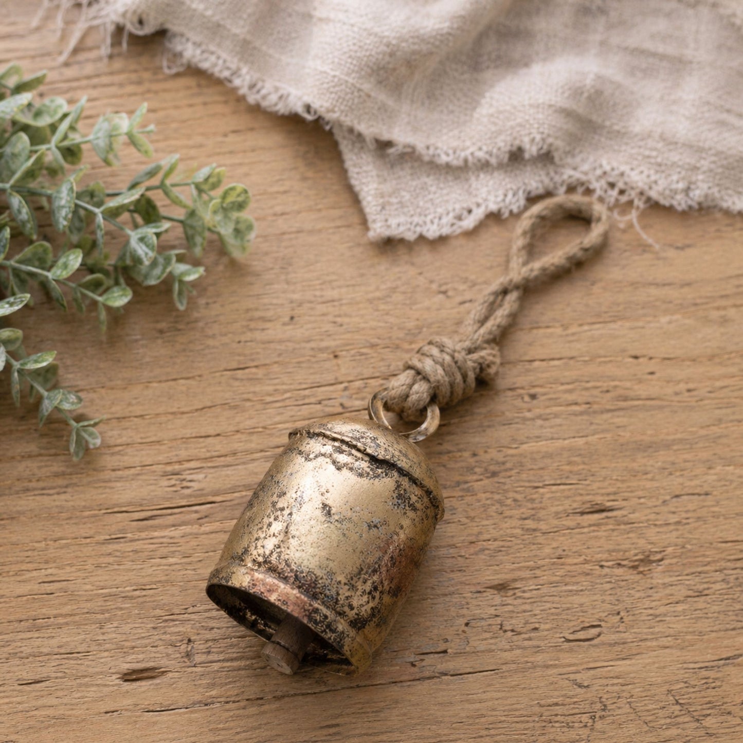 Distressed Metal Bell Ornament (Set of 8) -Ship Only