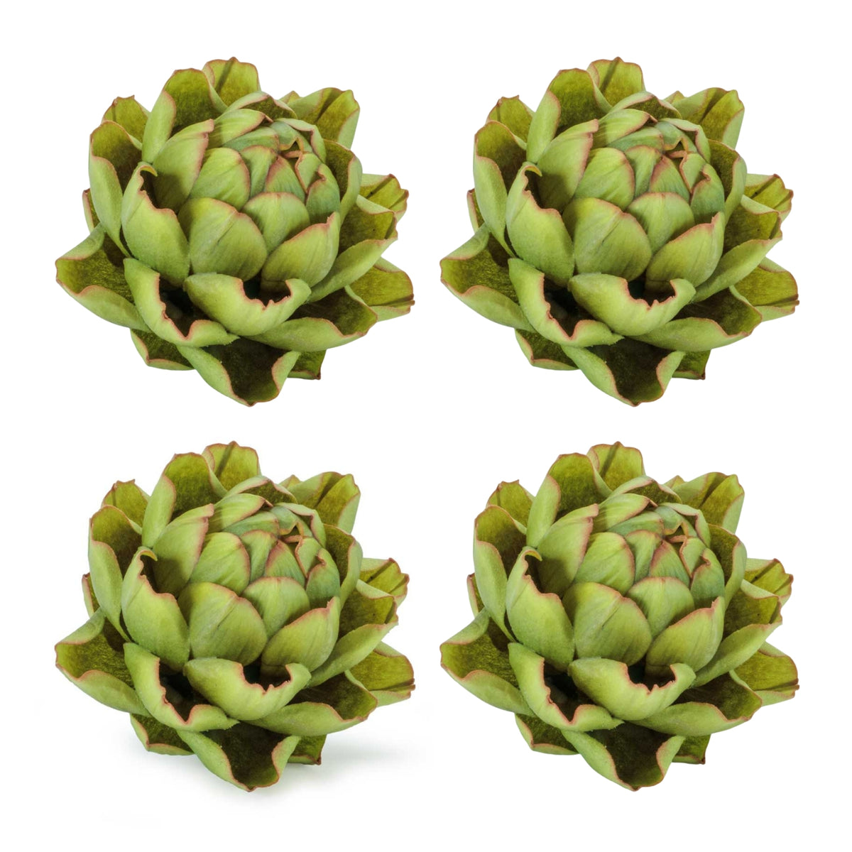 Artichoke (Set of 4) 5”H Polyester/Foam -Ship Only
