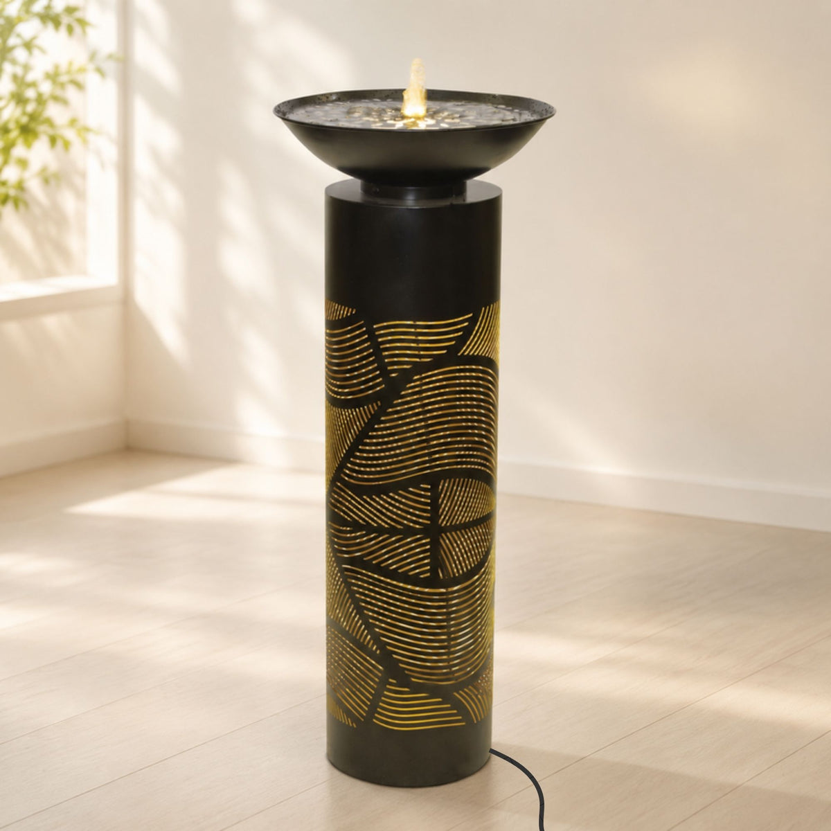 Fountain 36”H Metal UL Plug
