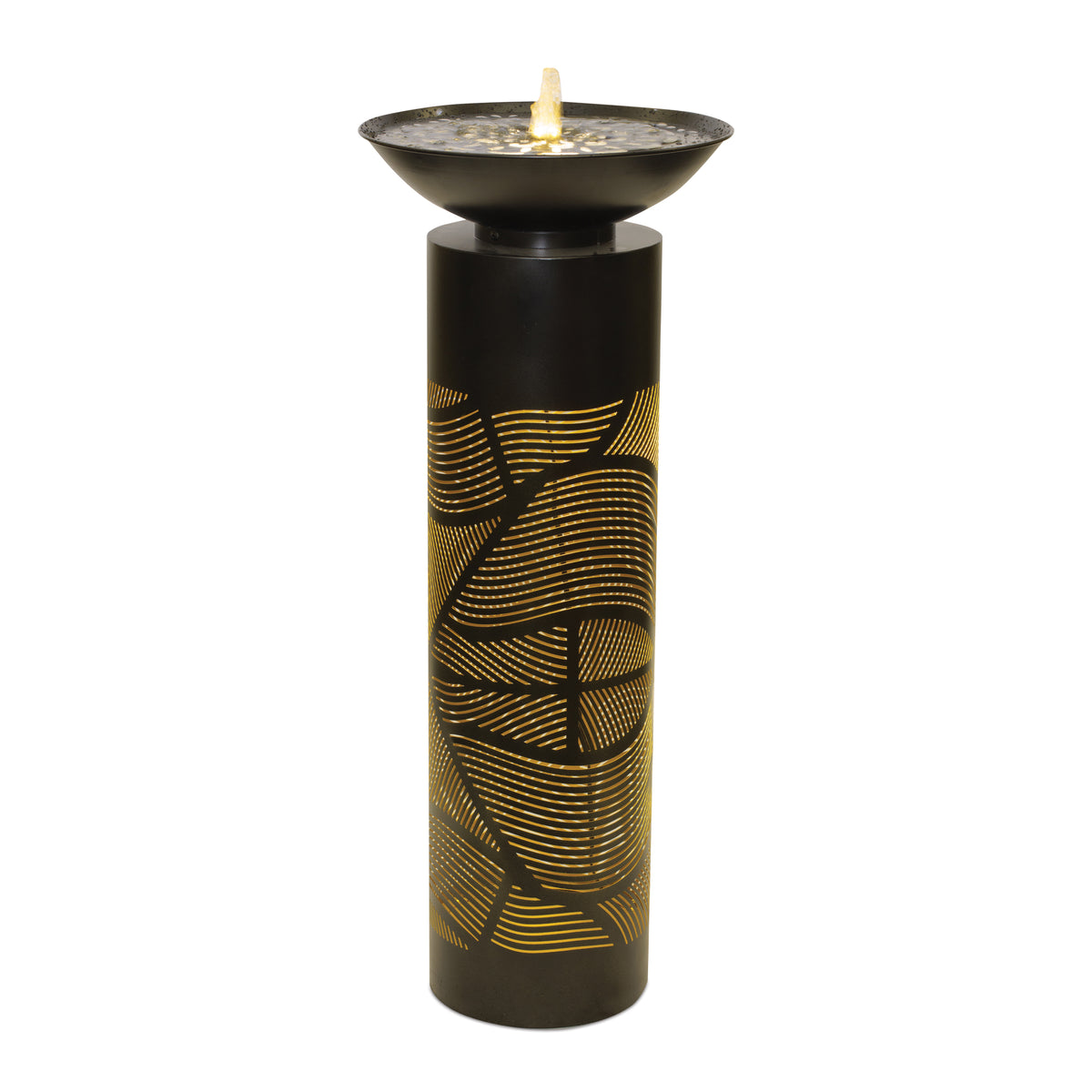 Fountain 36”H Metal UL Plug