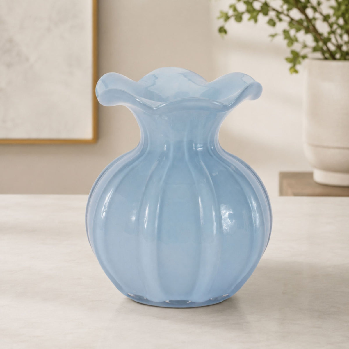 Vase (Set of 2) 5.5”H Glass -Ship Only