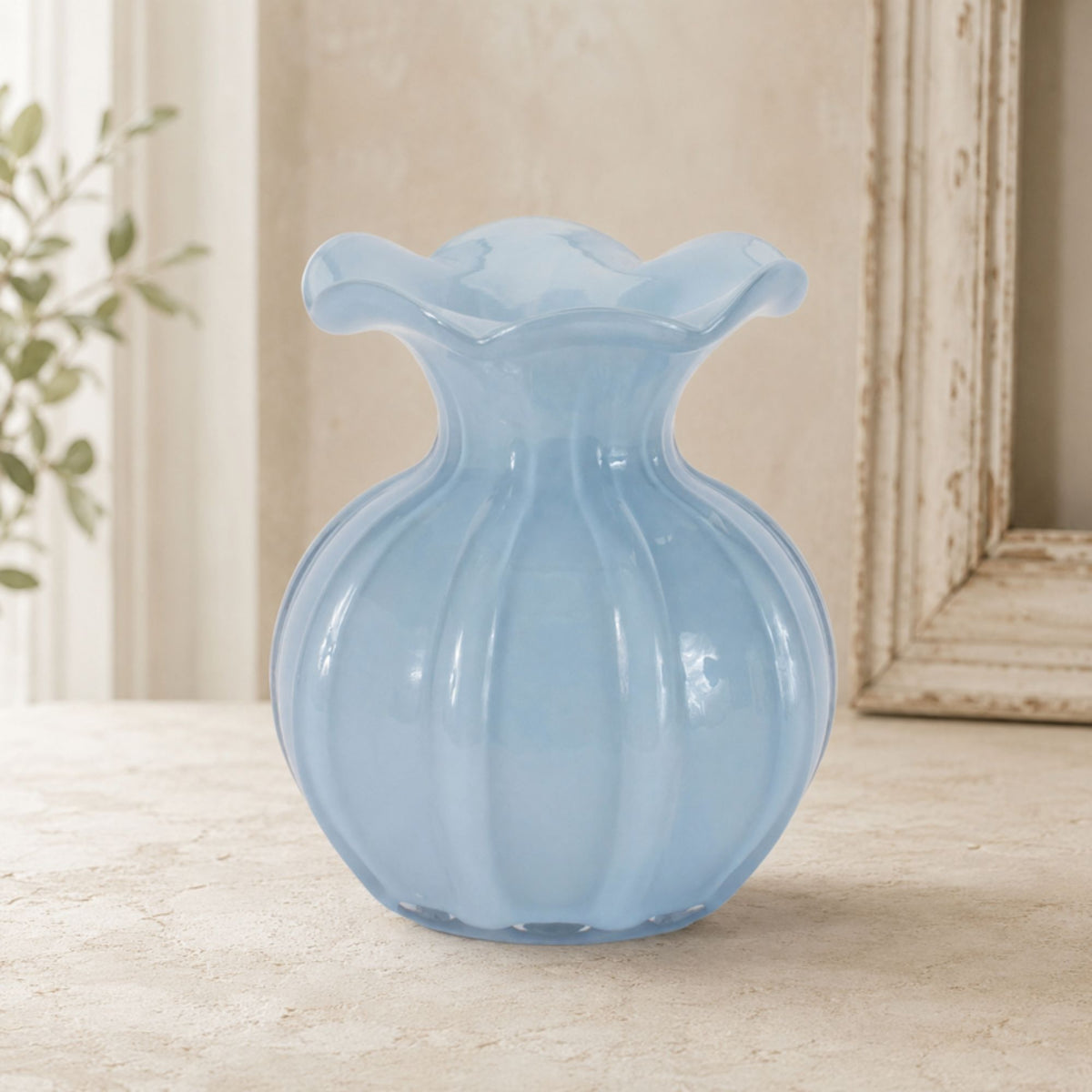 Vase (Set of 2) 5.5”H Glass -Ship Only