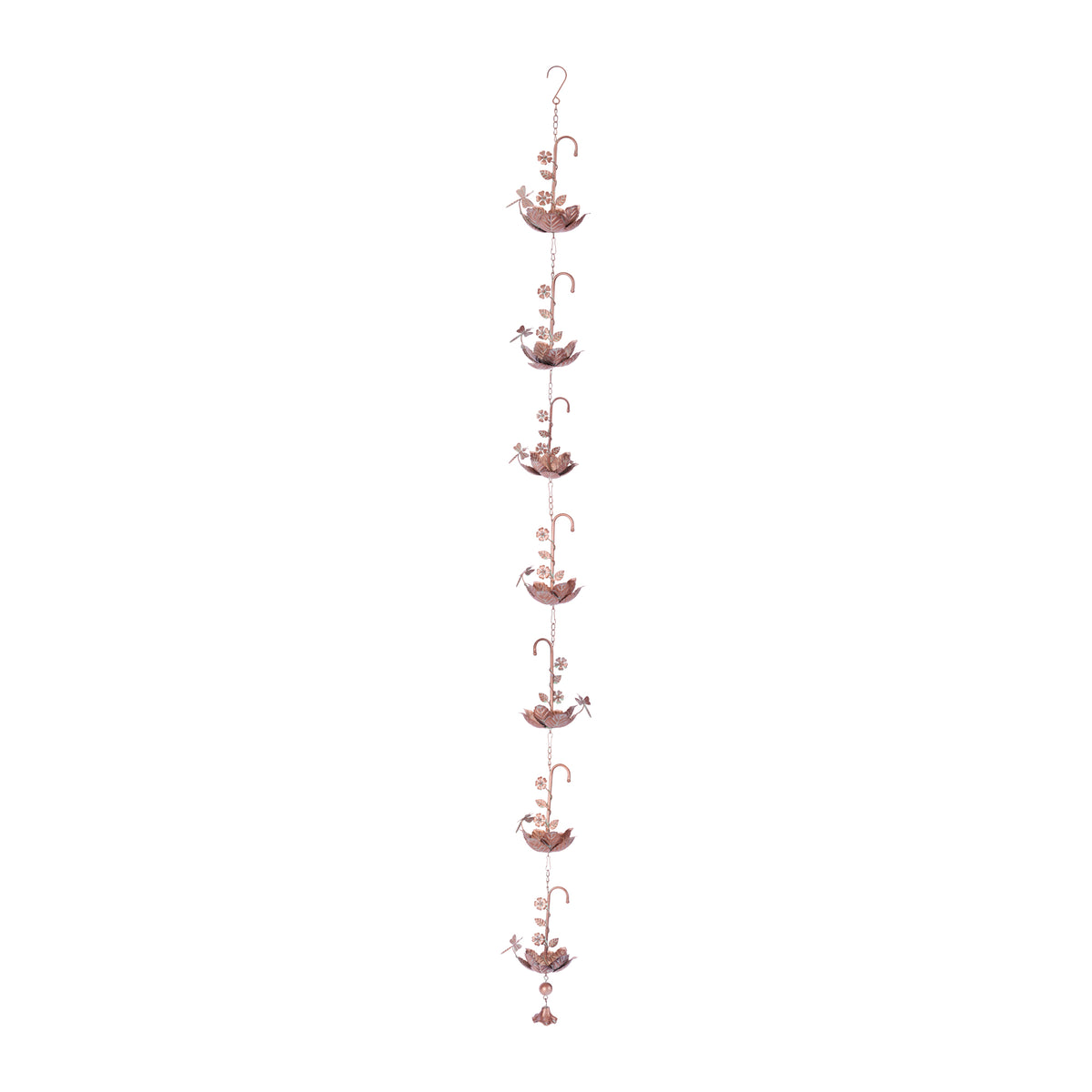 Dragonfly Rain Chain 74”L Iron -Ship Only