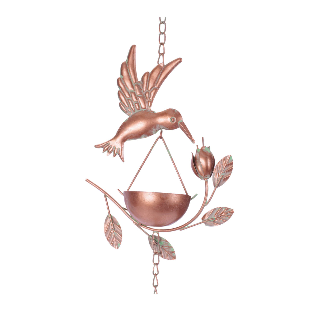 Hummingbird Rain Chain 74”L Iron -Ship Only